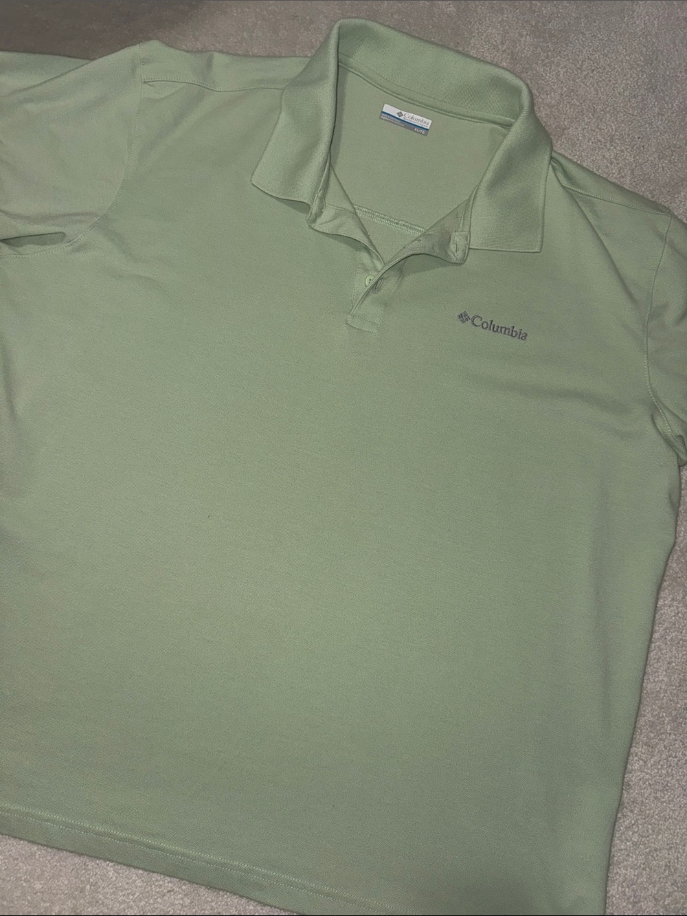 Columbia Men's Sage Green Polo Shirt